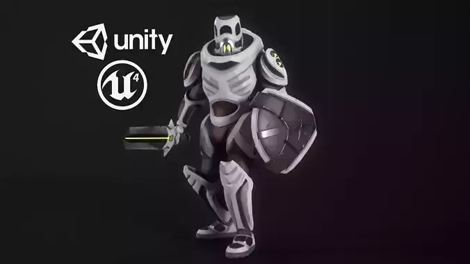 Cyber Soldier - Game Ready