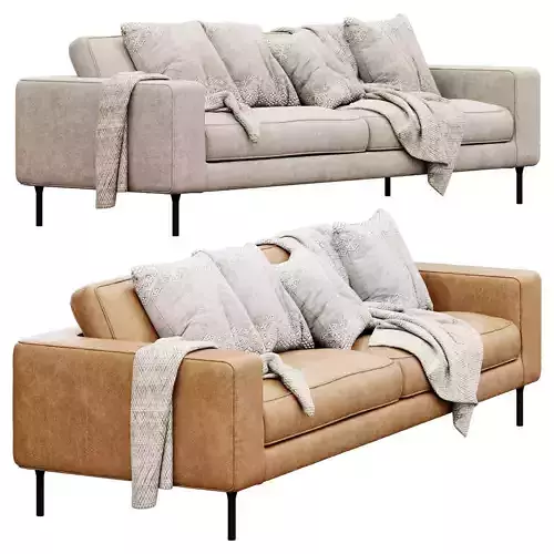 Neo leather sofa by bensen