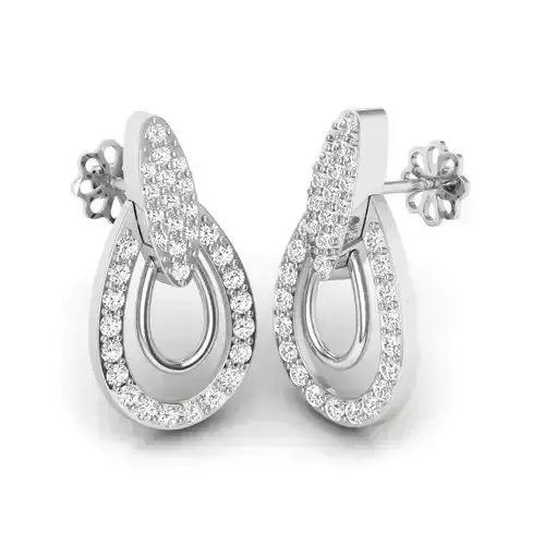 earring bvlgari 3D 3D print model