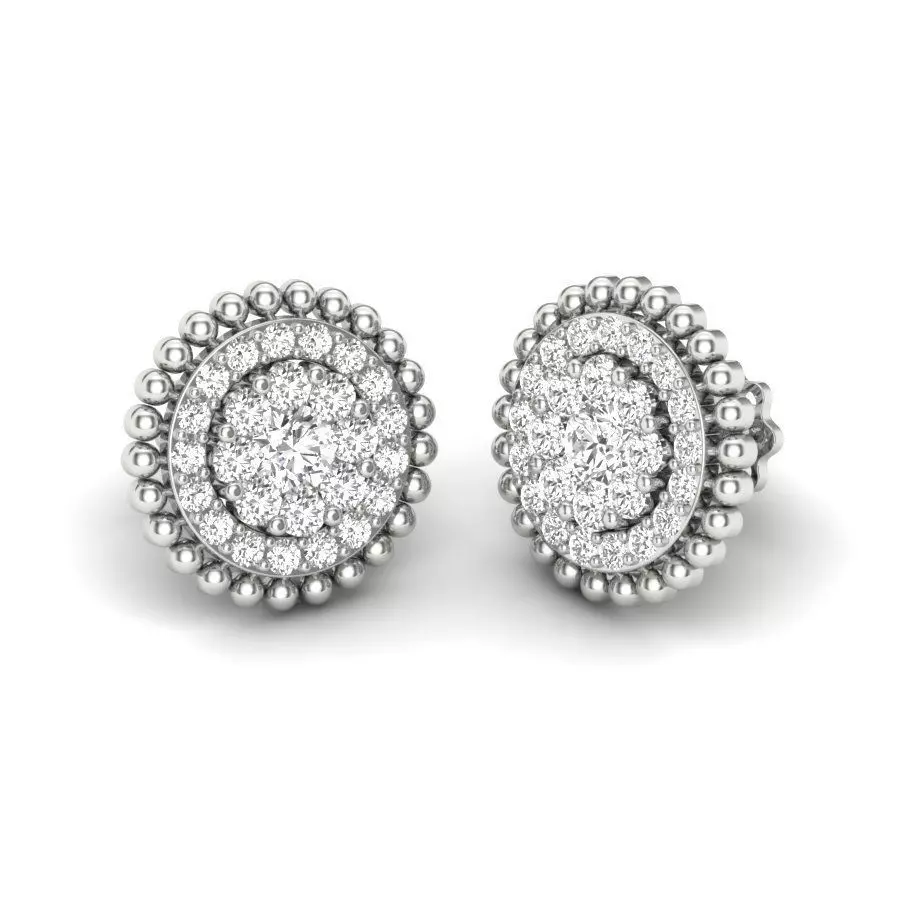 earrings unique design 3D print model_0