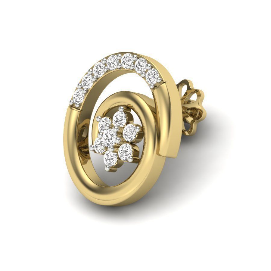 Chand Bali Earring 3D print model_8