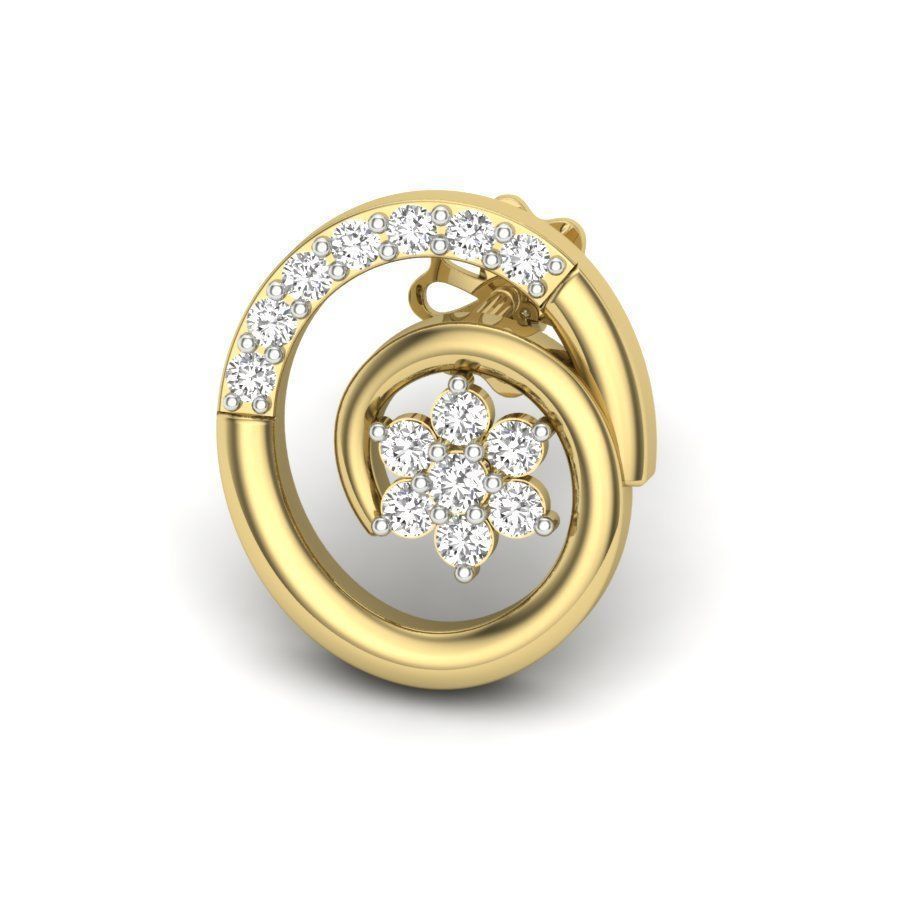 Chand Bali Earring 3D print model_6