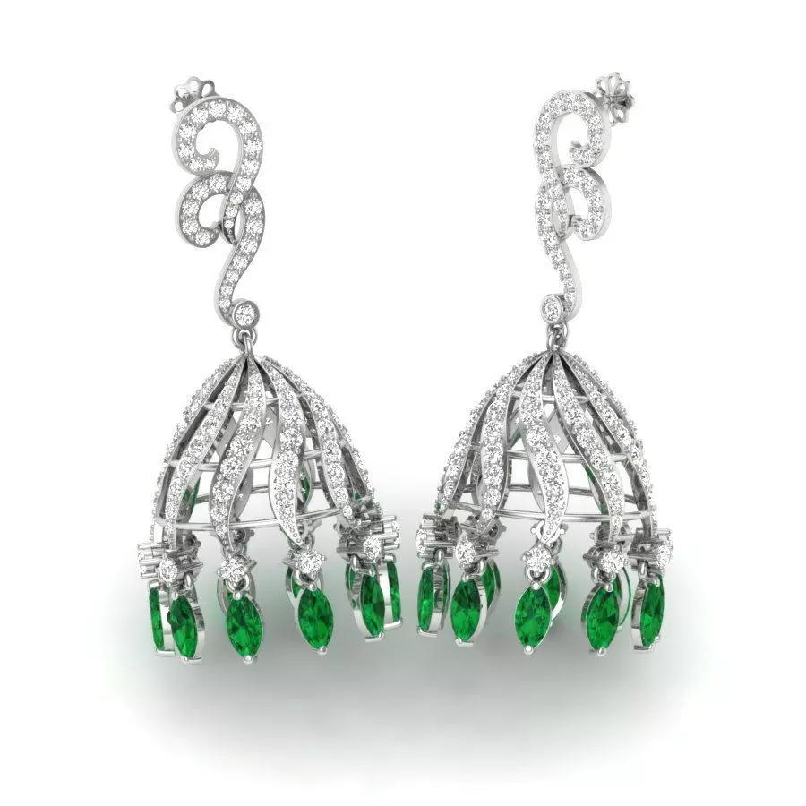 mobius earrings printable 3D print model_0