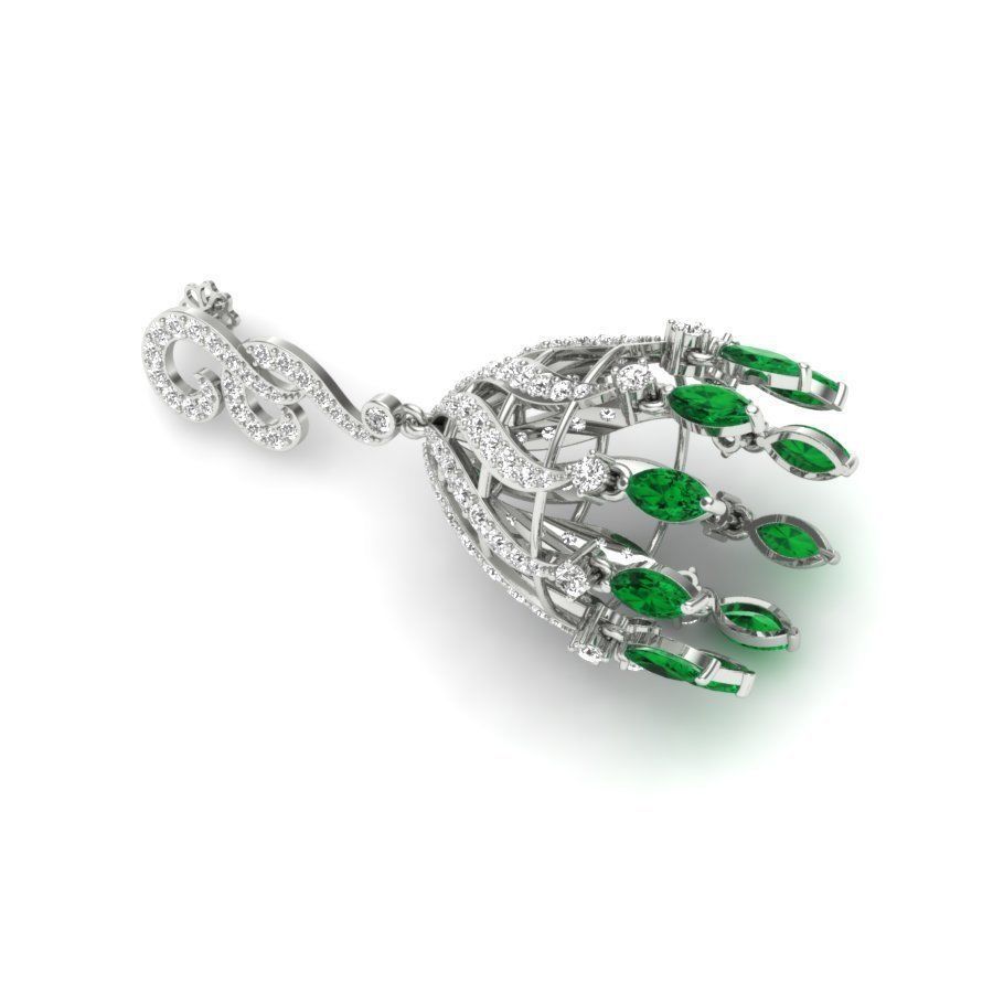 mobius earrings printable 3D print model_4