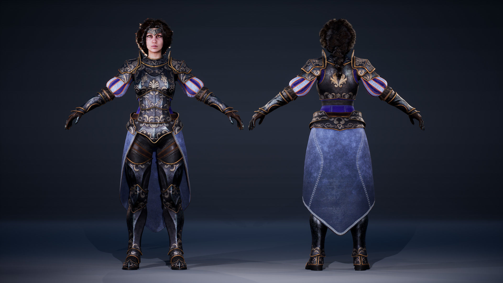 Adelaide Knight Low-poly 3D model_18