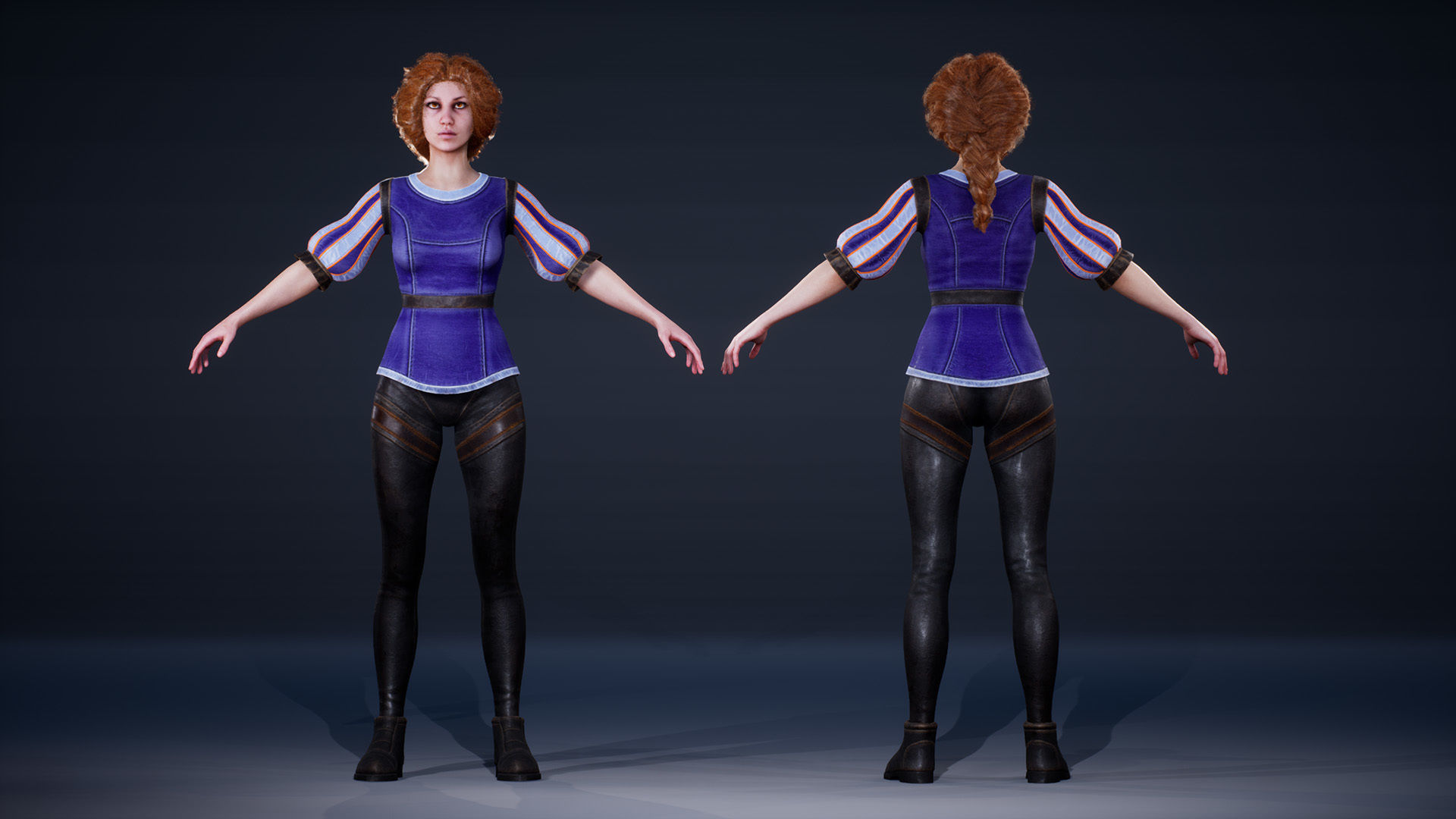 Adelaide Knight Low-poly 3D model_21