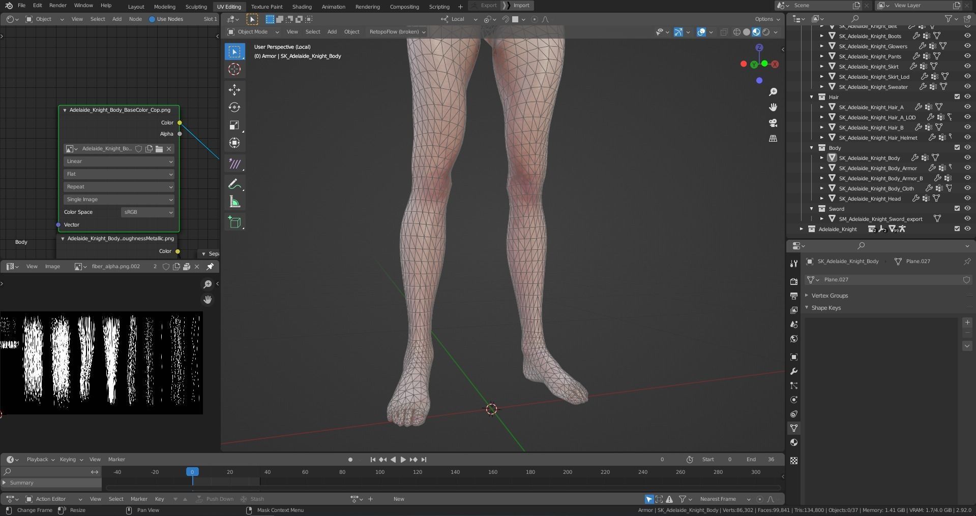 Adelaide Knight Low-poly 3D model_39