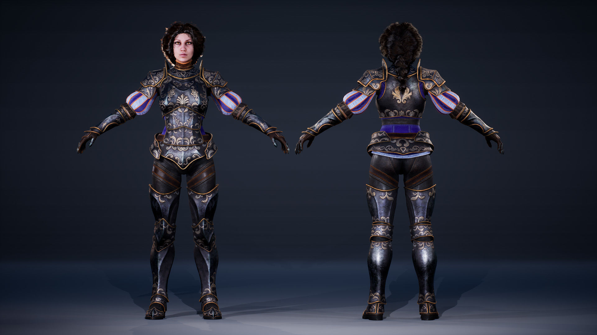 Adelaide Knight Low-poly 3D model_19