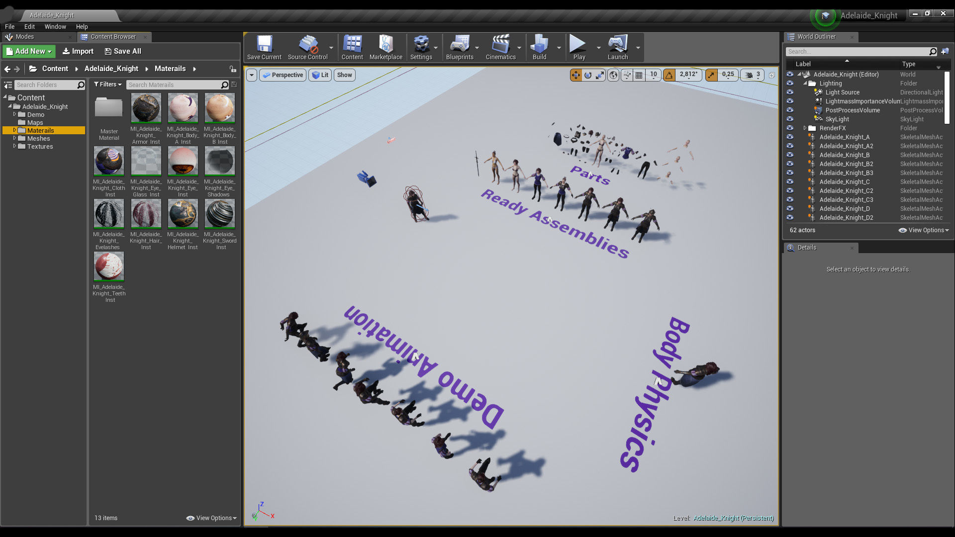 Adelaide Knight Low-poly 3D model_29