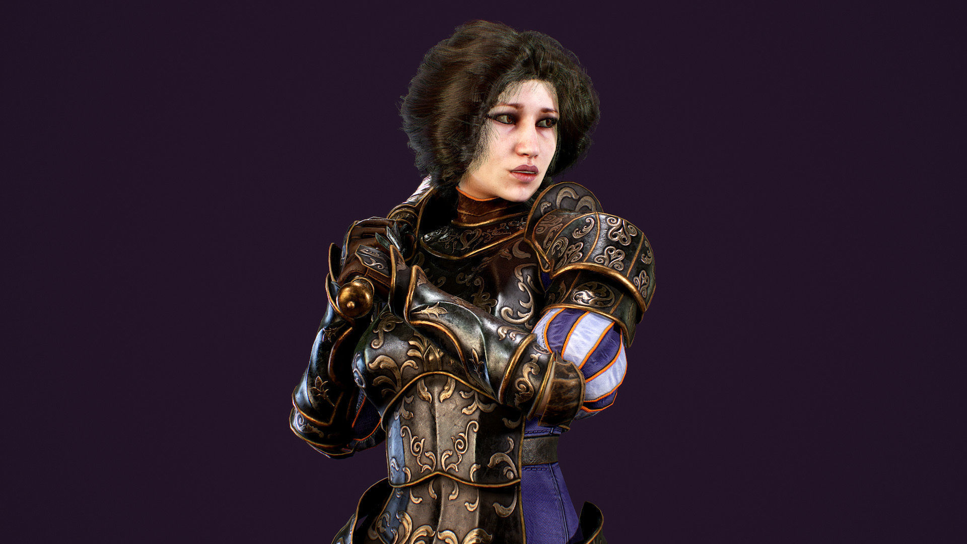 Adelaide Knight Low-poly 3D model_16