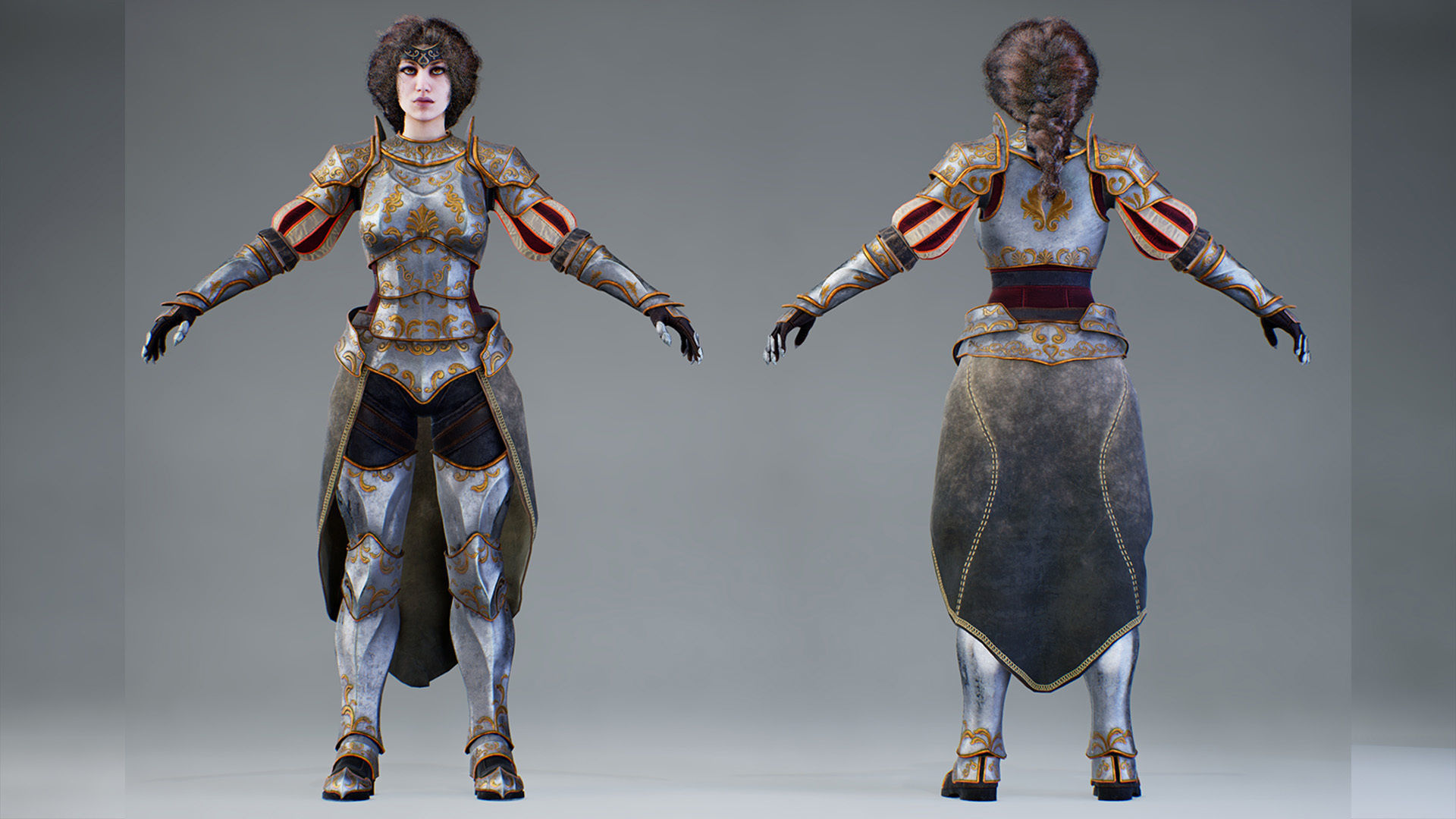 Adelaide Knight Low-poly 3D model_25