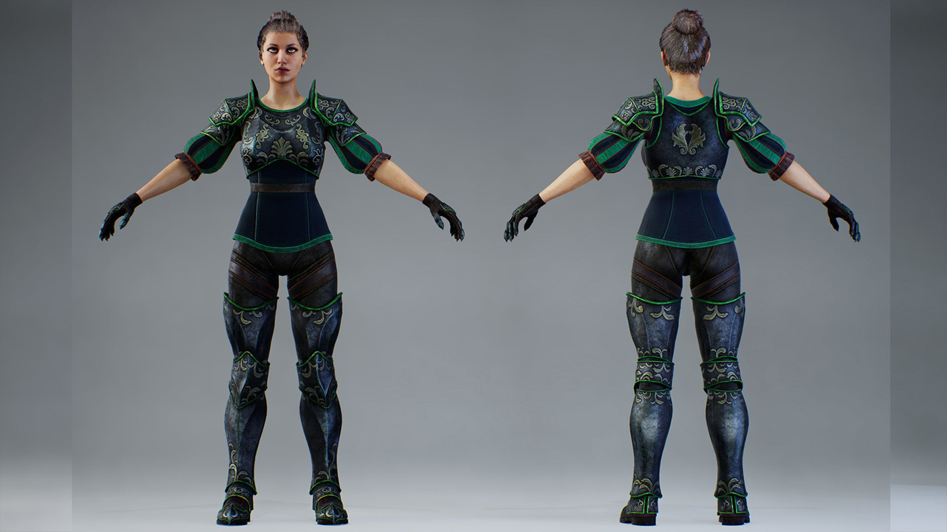 Adelaide Knight Low-poly 3D model_26