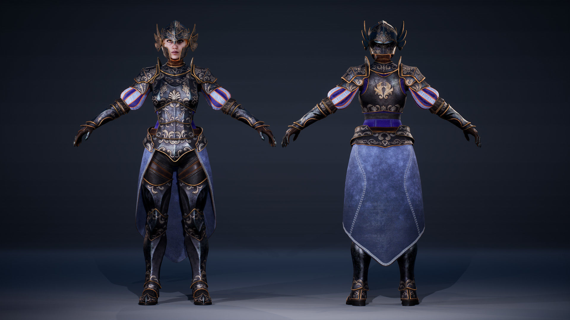 Adelaide Knight Low-poly 3D model_24