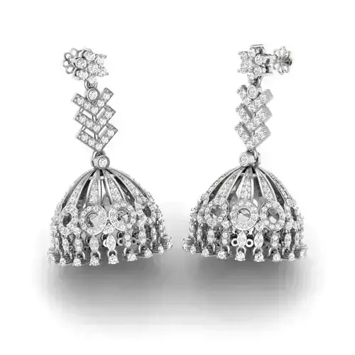 LUXURY MICROSETTING DIAMOND EARRINGS