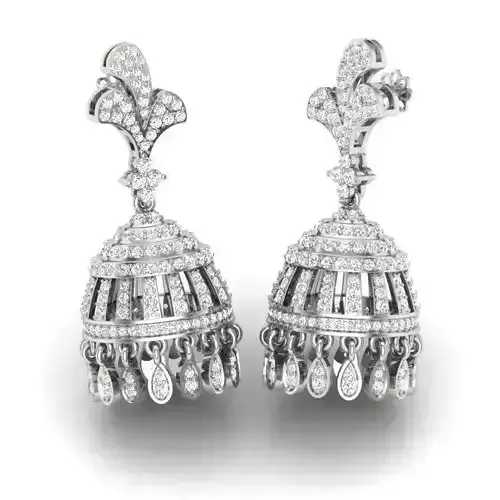 Lattice Drop Earring