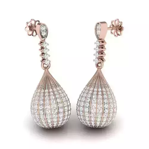  Drop Earring 3D 3D print model
