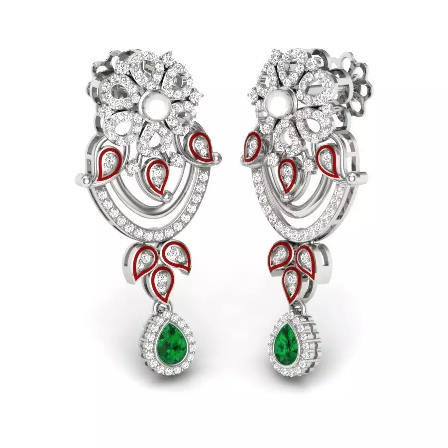 Bow Stud Earrings 3D print model