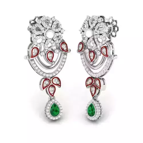 Bow Stud Earrings  3D print model