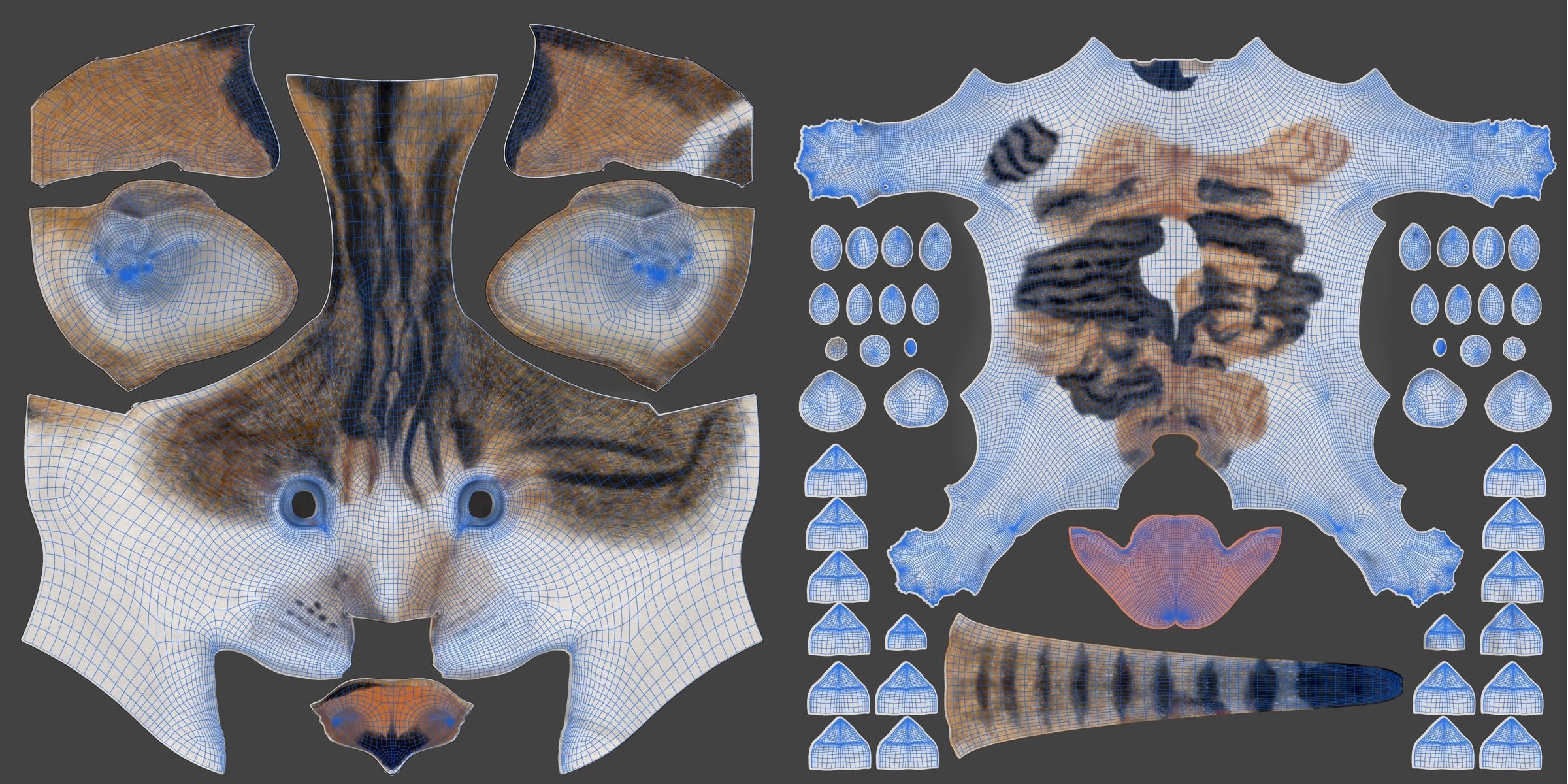 Calico Cat 01 Animated VFX Grace 3D model_31
