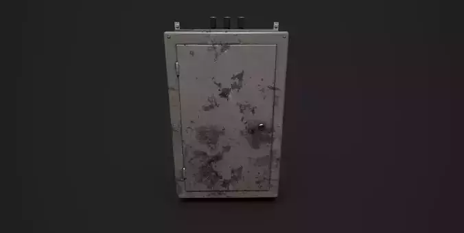 Power Box Electric Low-poly 3D model