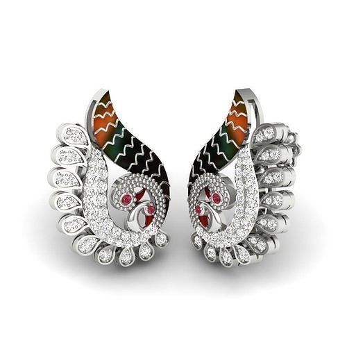 EARRINGS ALLURE SMALL  3D print model