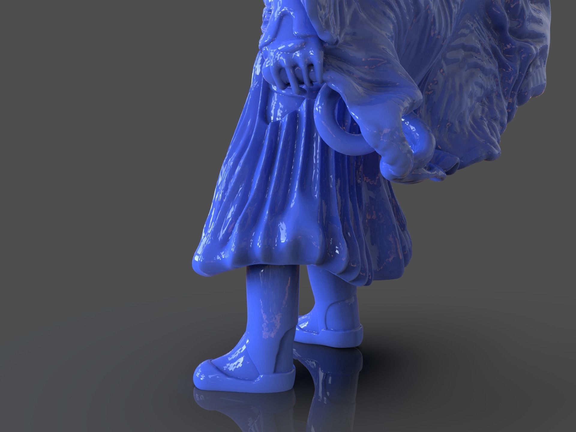 Soifon Anime Mini Figure 3D print model_19