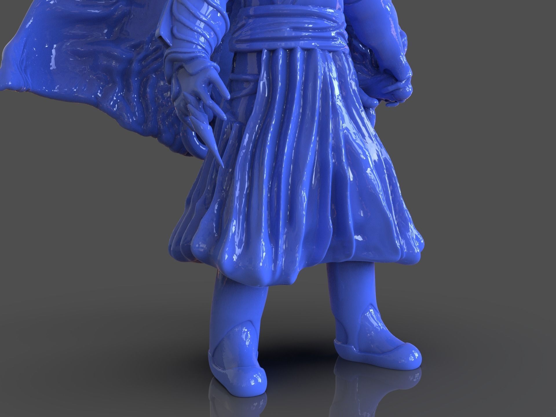 Soifon Anime Mini Figure 3D print model_17