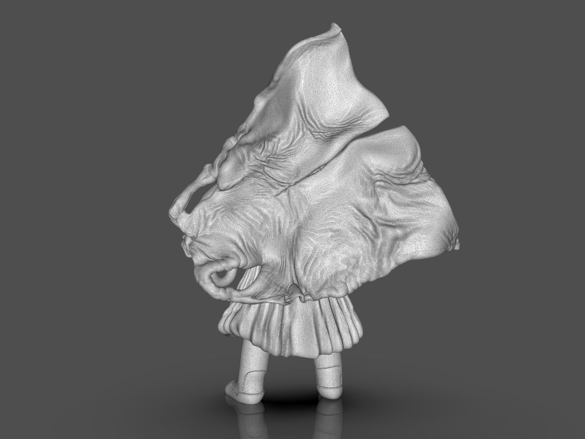 Soifon Anime Mini Figure 3D print model_26