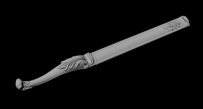 leg High quality 3d models for processing on a cnc machine 3D model_1