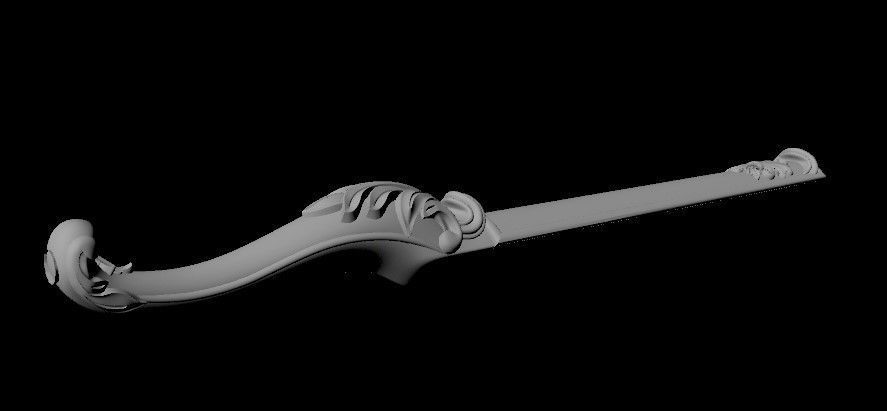 leg High quality 3d models for processing on a cnc machine 3D model_2