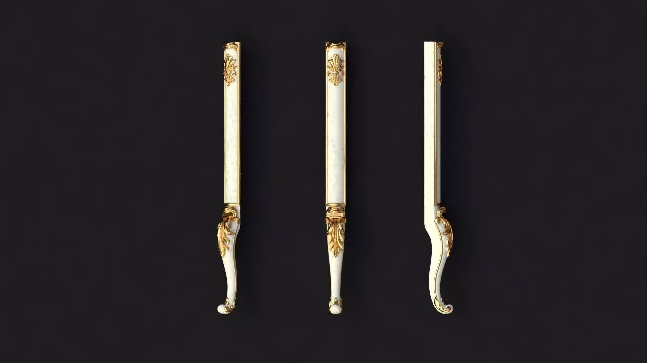 leg High quality 3d models for processing on a cnc machine 3D model_0