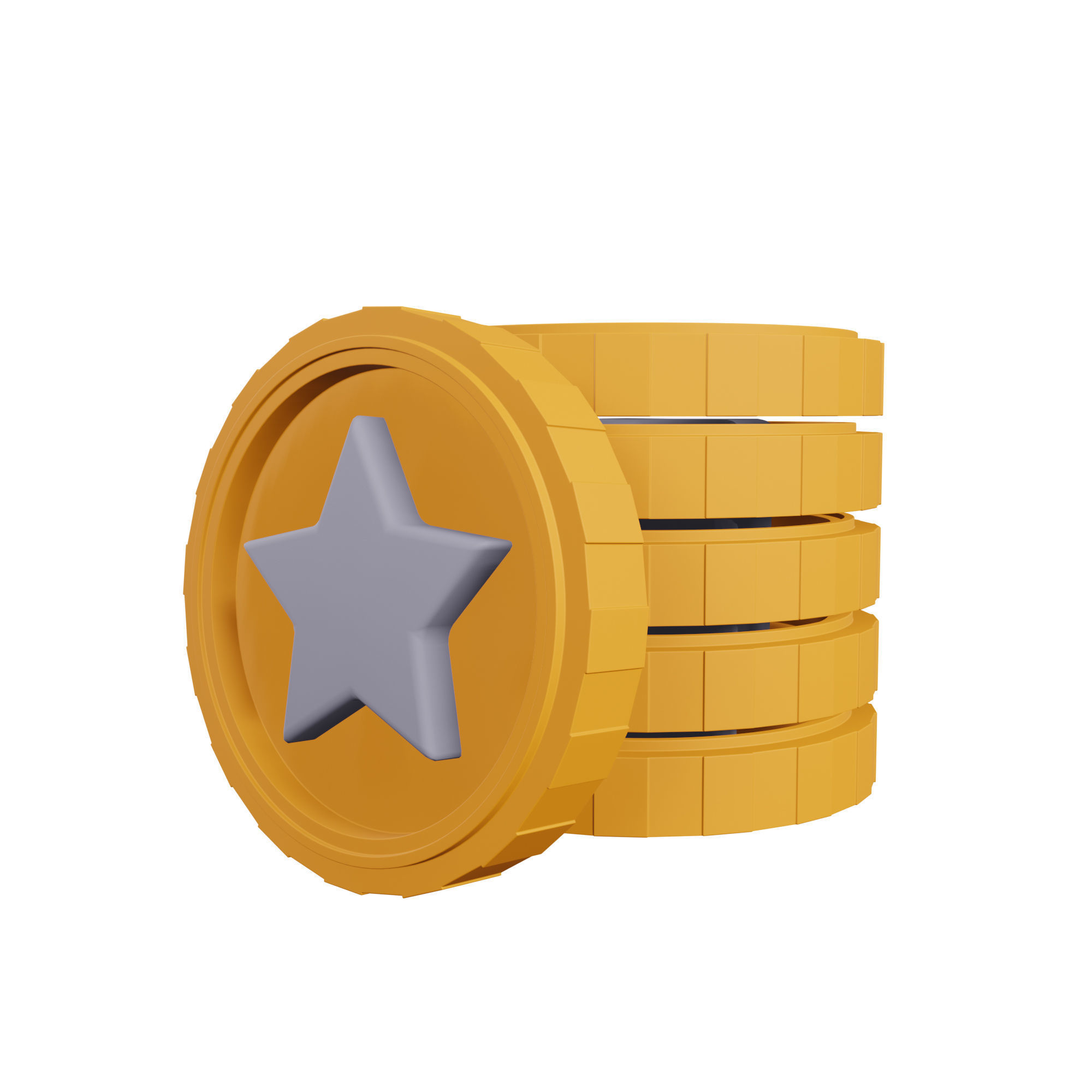 Game Icon Pack 3D Model Low-poly 3D model_1