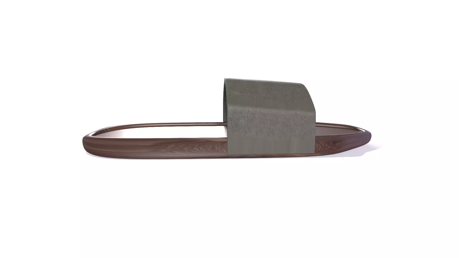 Sandalet slide sandal Low-poly 3D model