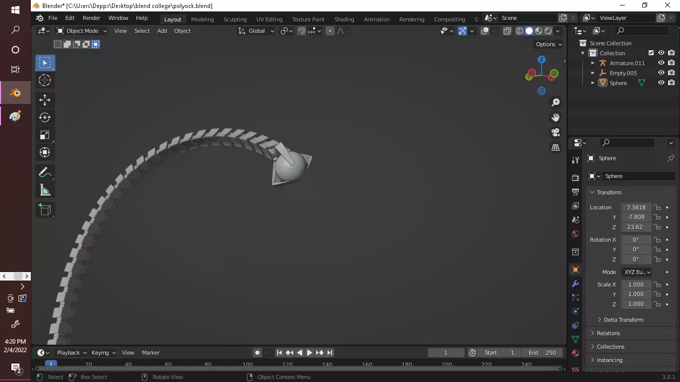 Doctor Octopus Doc Ock rigged mechanical arm Free 3D model_0