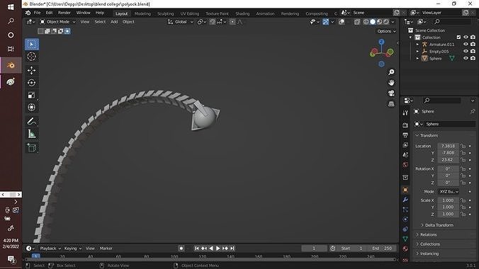 Doctor Octopus Doc Ock rigged mechanical arm Free 3D model