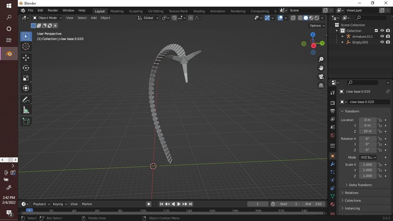 Doctor Octopus Doc Ock rigged mechanical arm Free 3D model_3