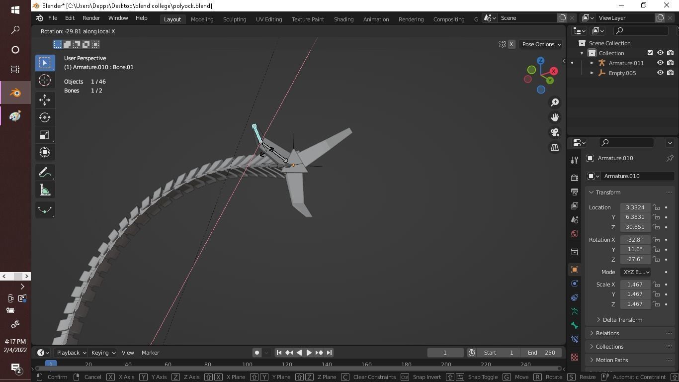 Doctor Octopus Doc Ock rigged mechanical arm Free 3D model_5