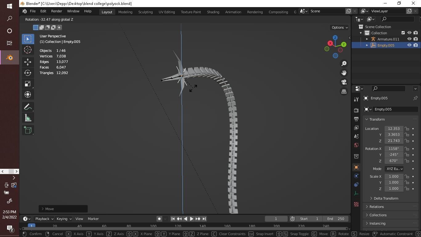 Doctor Octopus Doc Ock rigged mechanical arm Free 3D model_4