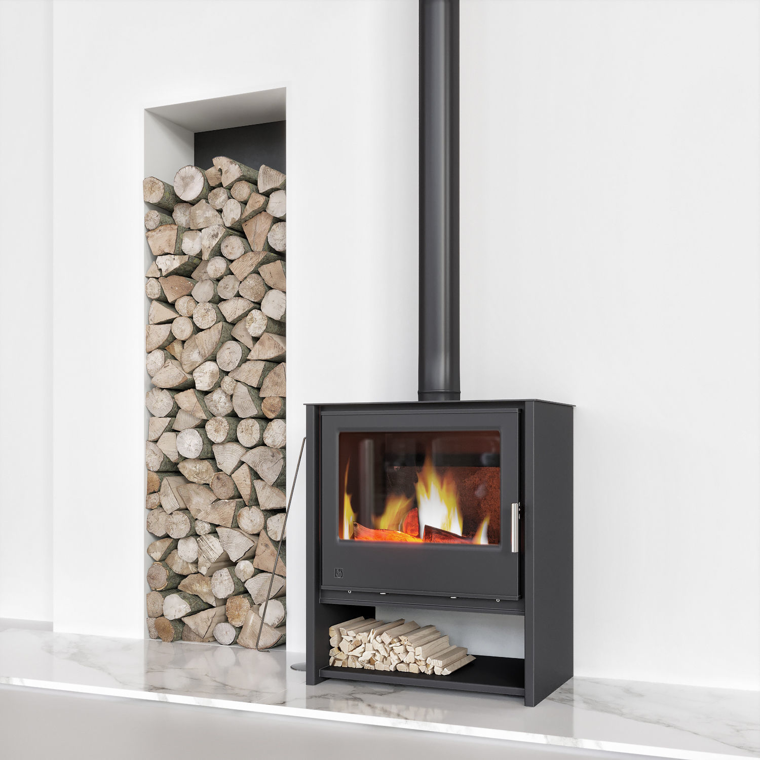 Arada i600 Fireplace 3D model_1