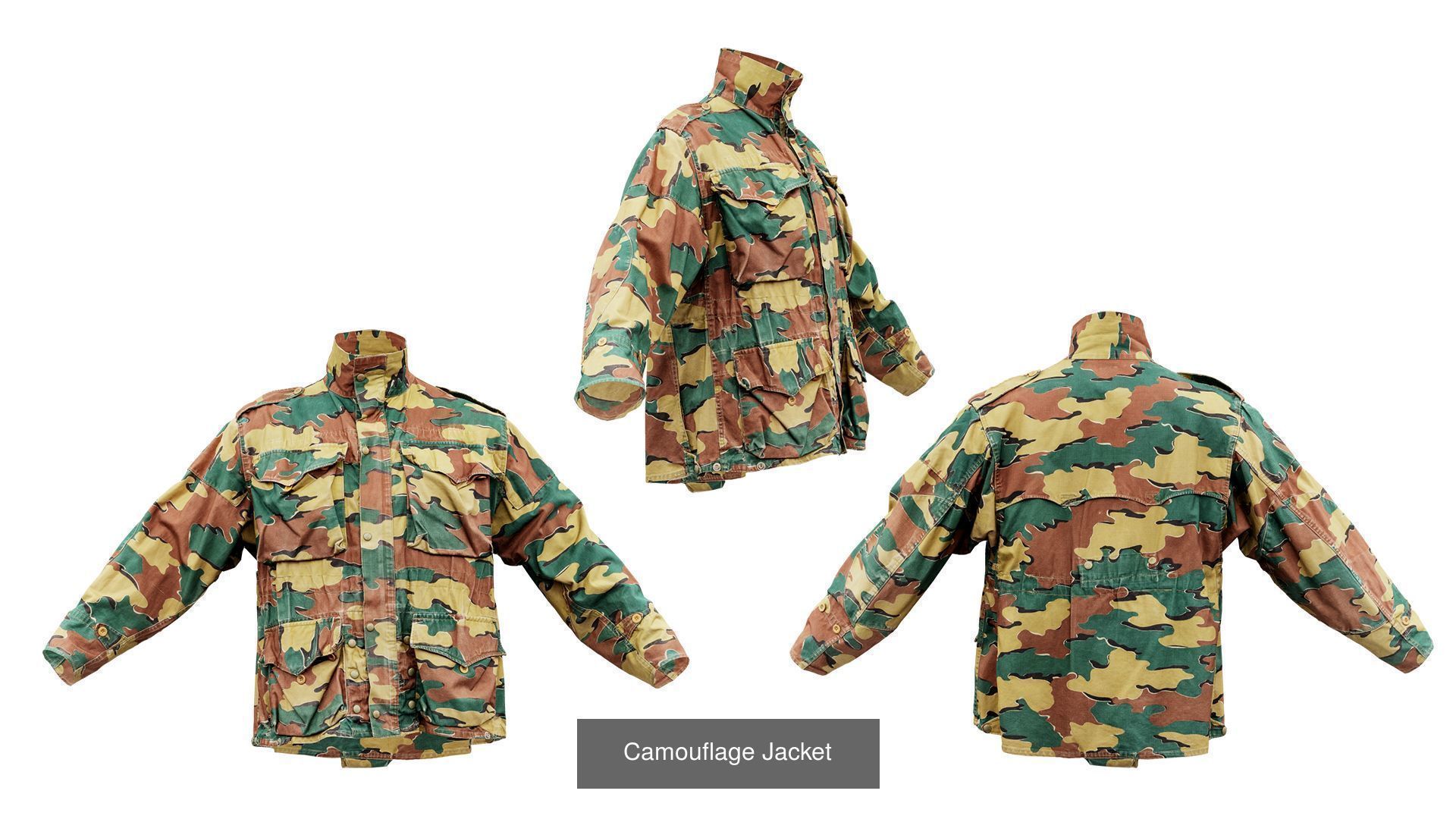 24 Military Costumes 3D Model Collection_14