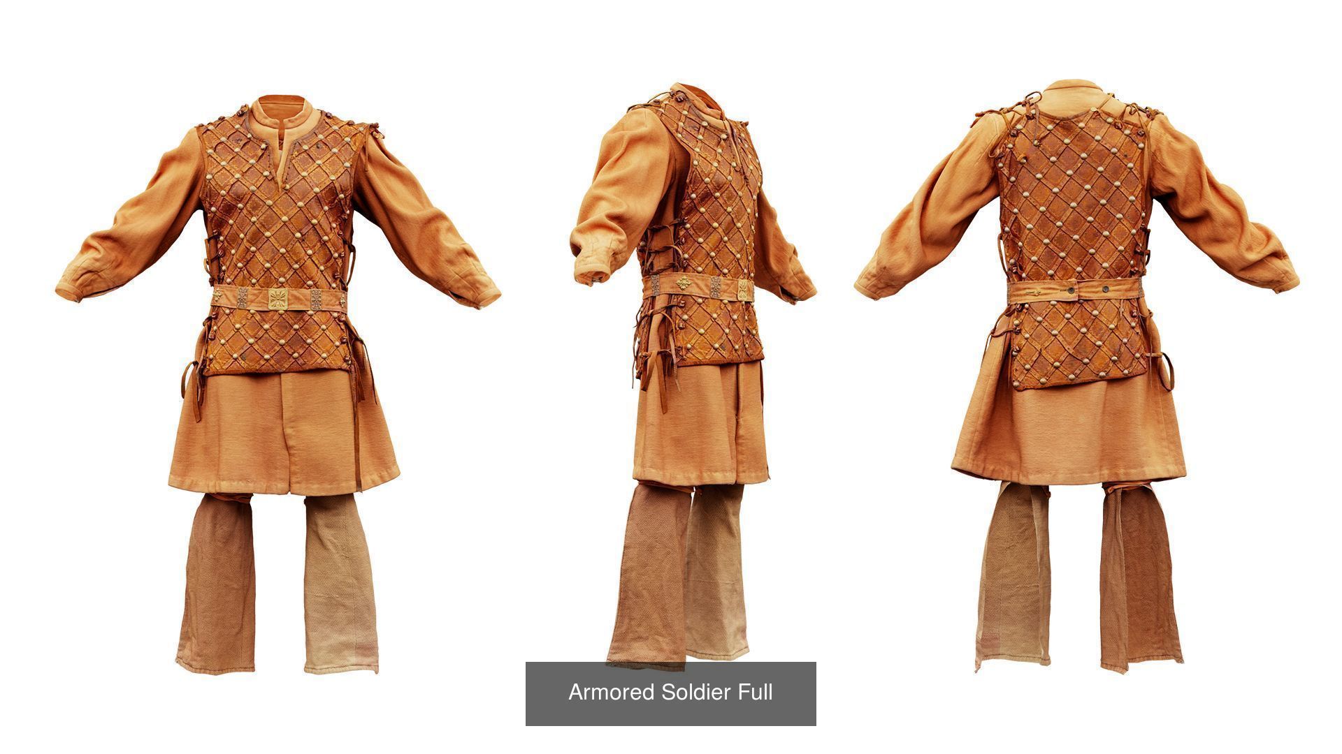 24 Military Costumes 3D Model Collection_7