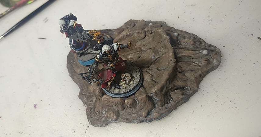 Blast crater for wargaming 40k 28mm scaled vol 2 3D print model_3