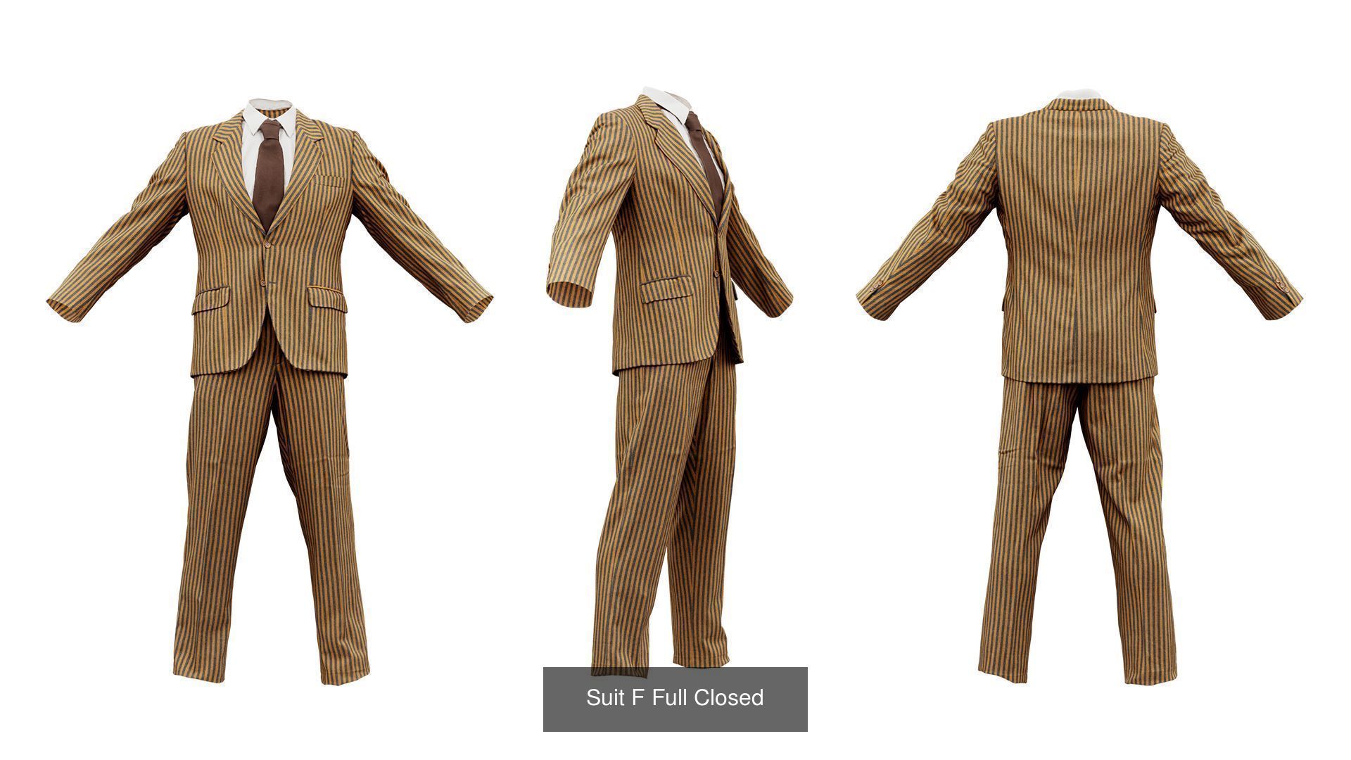34 Costumes and Suits 3D Model Collection_3