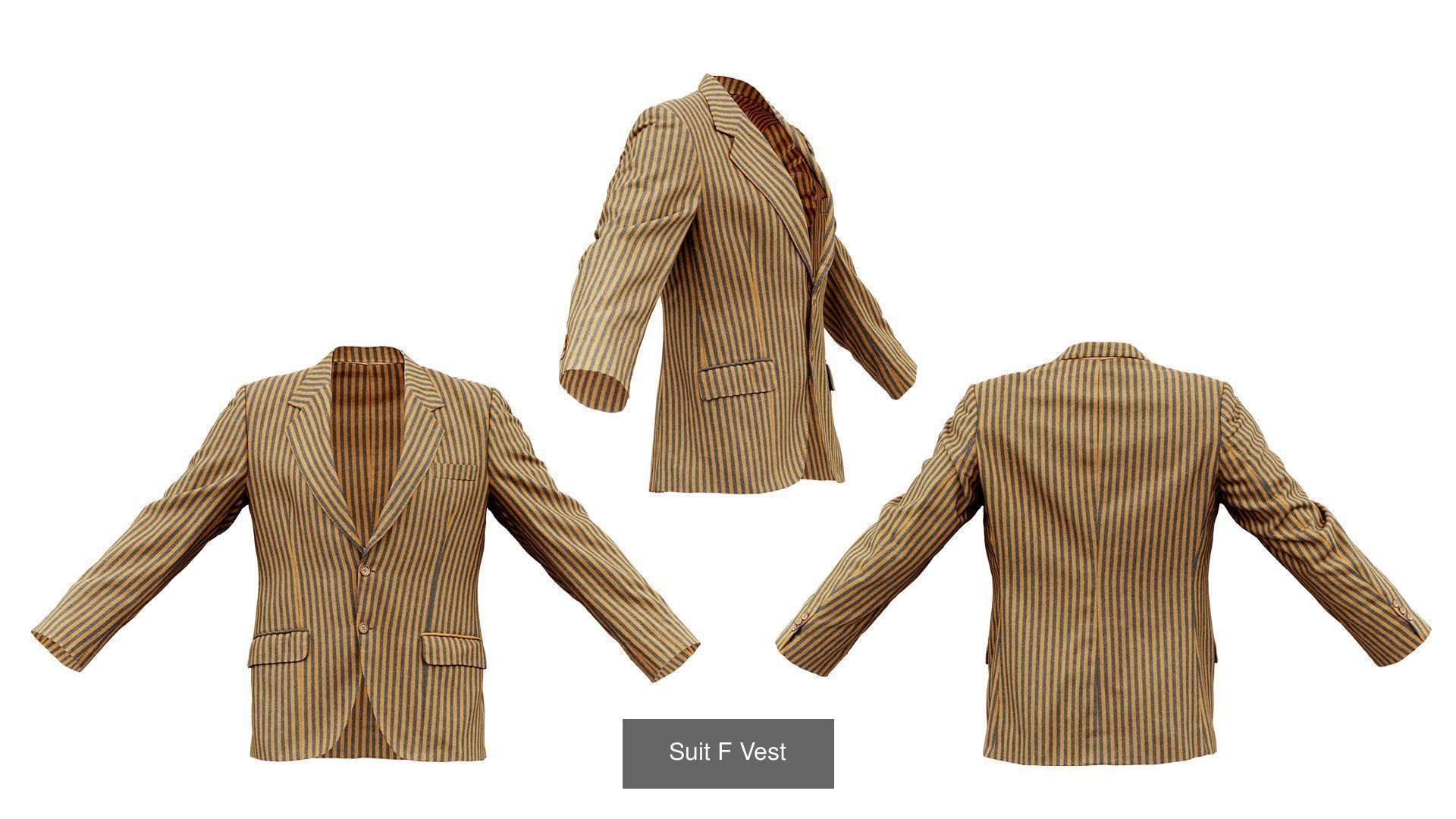 34 Costumes and Suits 3D Model Collection_19