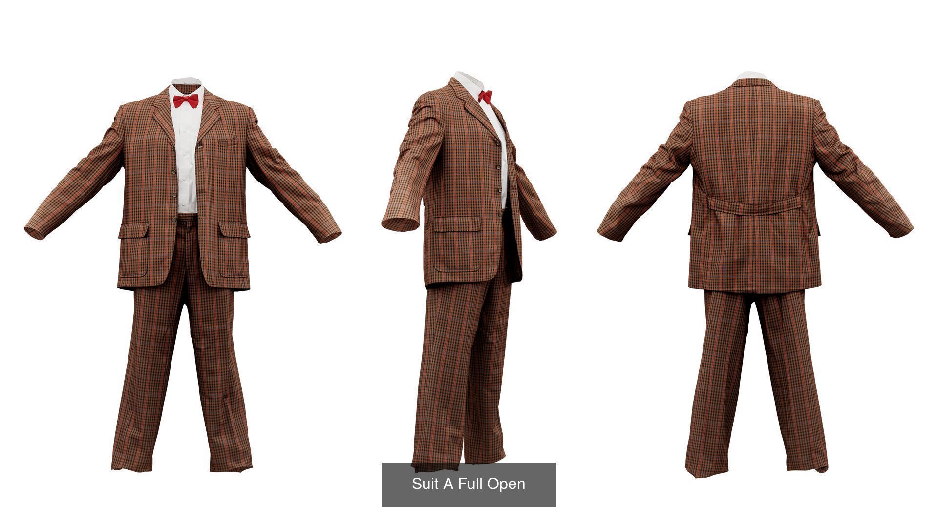 34 Costumes and Suits 3D Model Collection_12