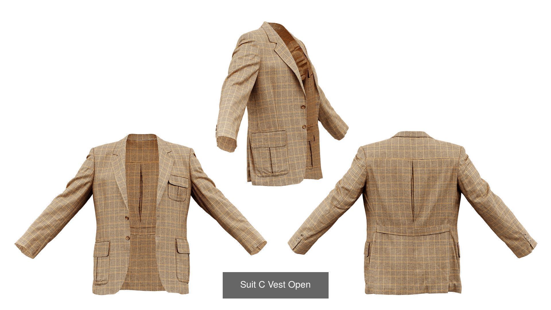 34 Costumes and Suits 3D Model Collection_27