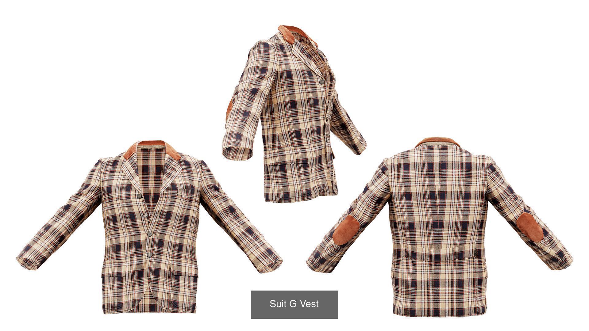 34 Costumes and Suits 3D Model Collection_17