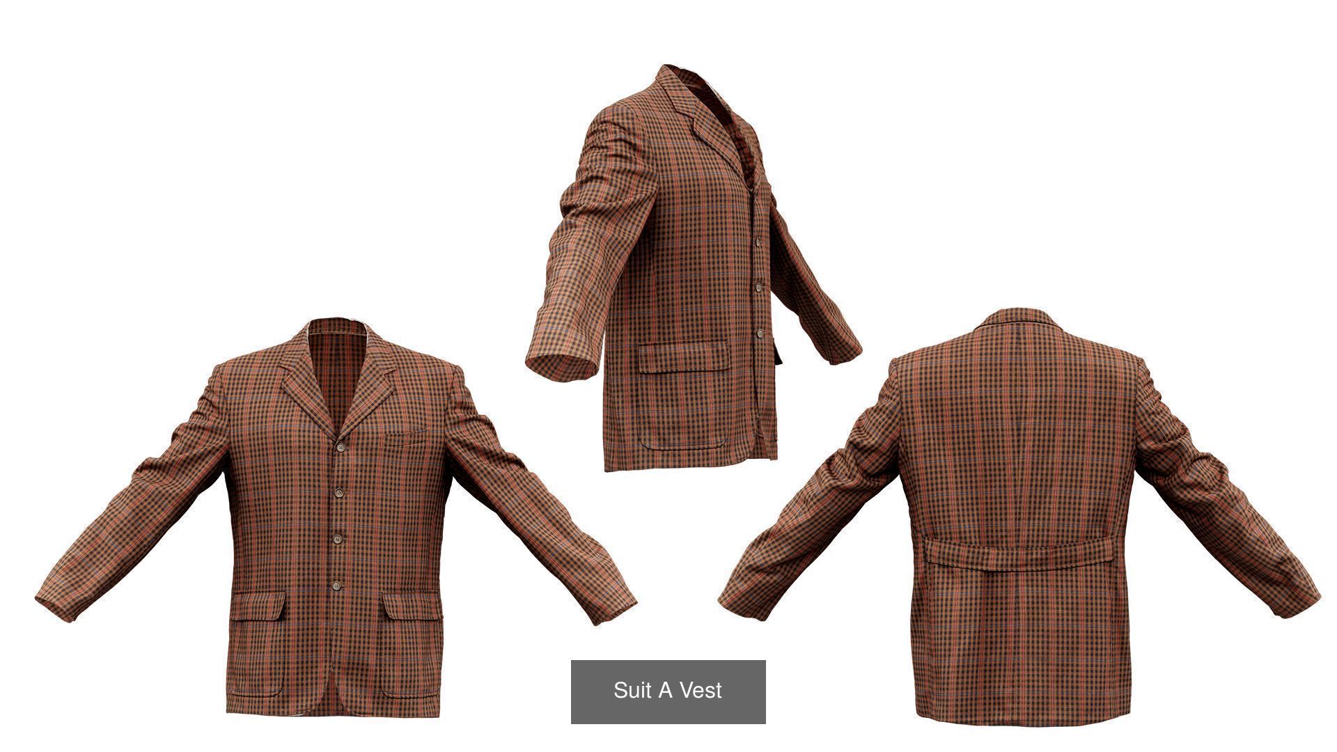 34 Costumes and Suits 3D Model Collection_35