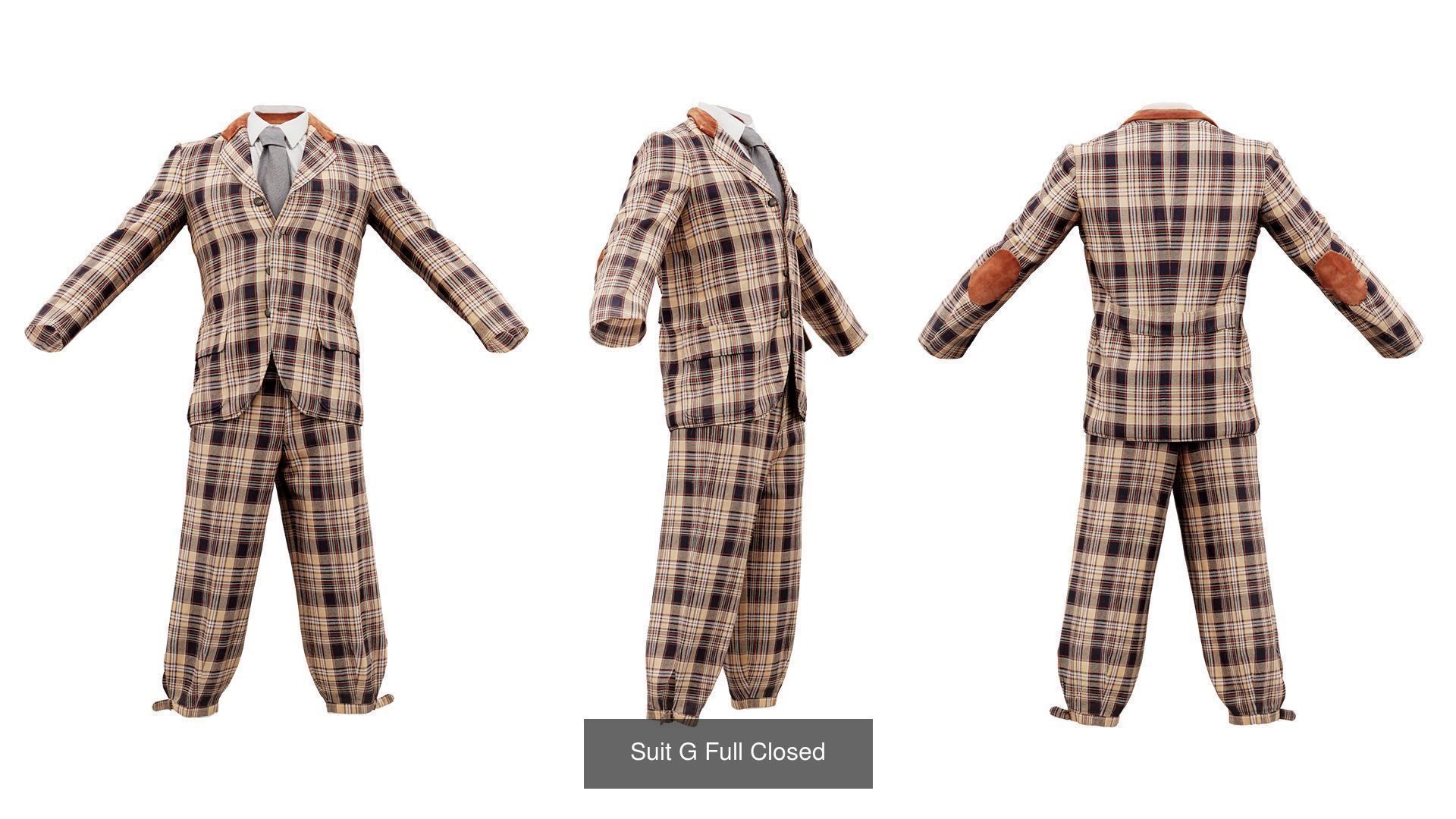 34 Costumes and Suits 3D Model Collection_7