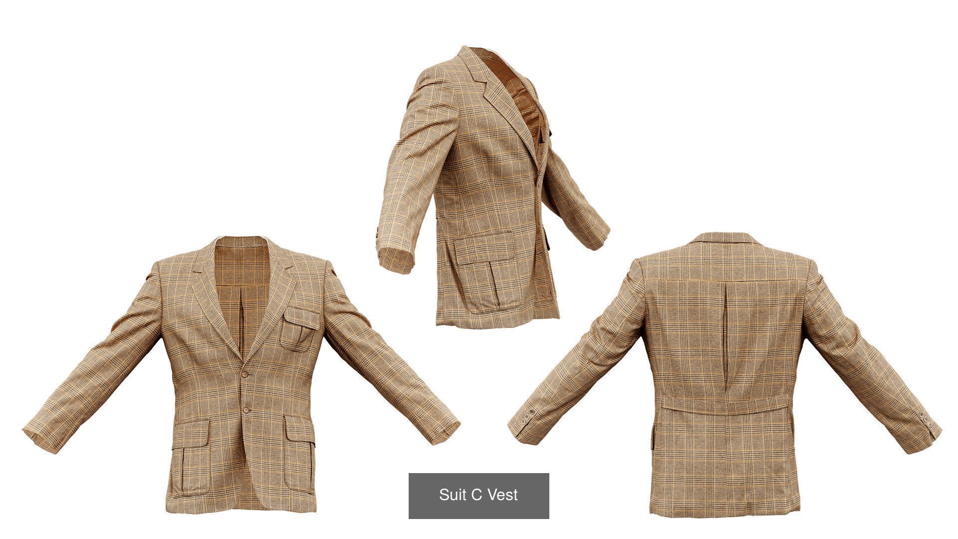 34 Costumes and Suits 3D Model Collection_28